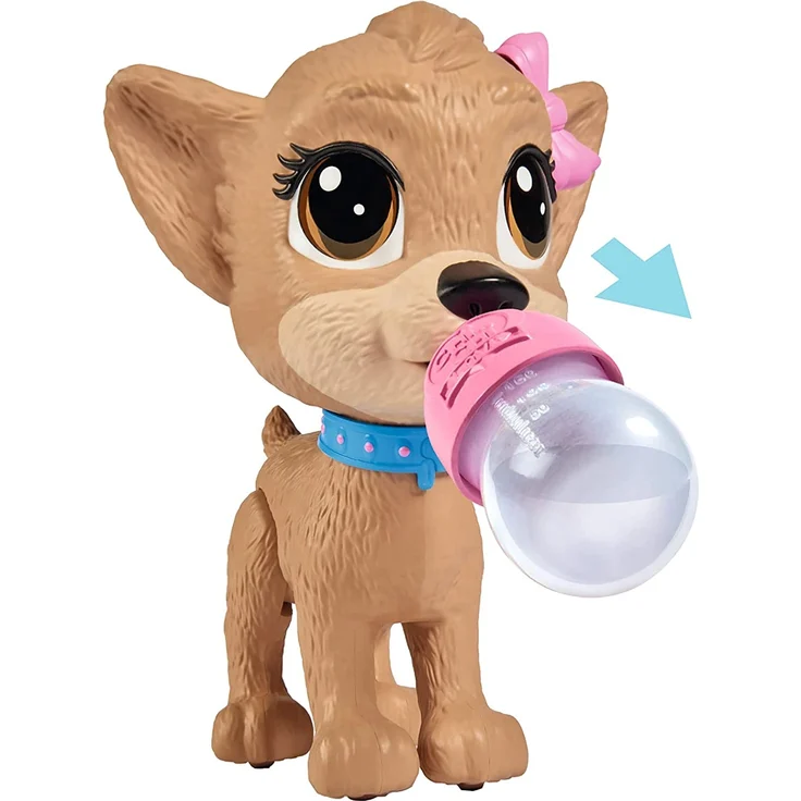 Simba 105893460 Chi Chi Love Pii Pii Puppy, Hund zum Gassi gehen, macht Pipi, ab 3 Jahren, 20 cm – Bild 4