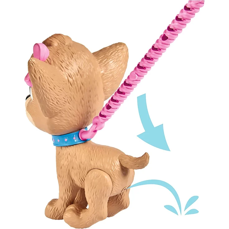 Simba 105893460 Chi Chi Love Pii Pii Puppy, Hund zum Gassi gehen, macht Pipi, ab 3 Jahren, 20 cm – Bild 6