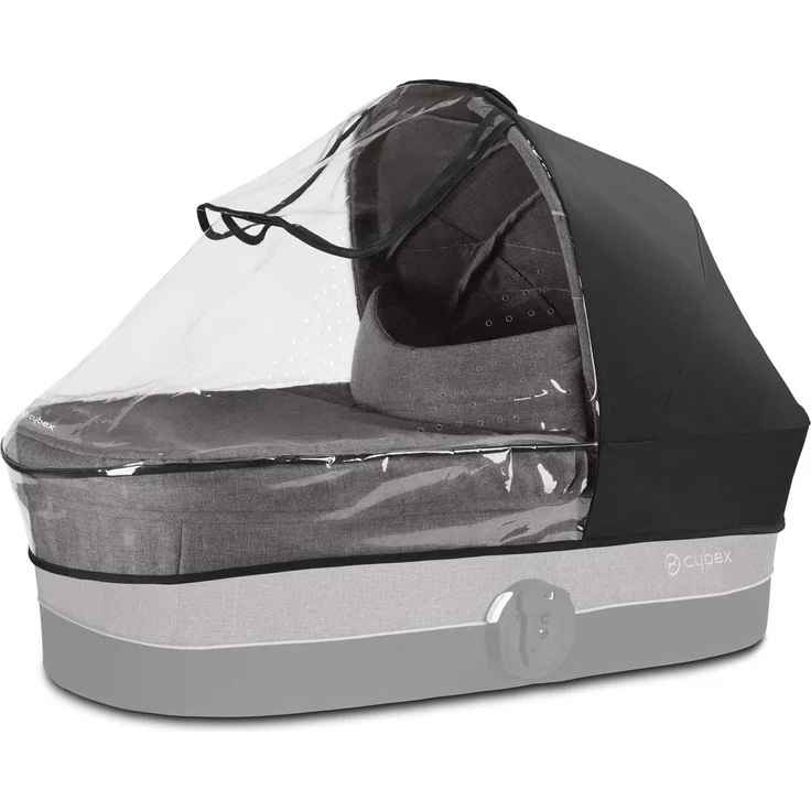 CYBEX Gold Regenverdeck, Für CYBEX Kinderwagenaufsatz Cot S, Transparent – Bild 2
