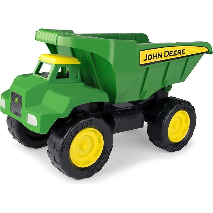 Kipplaster 'John Deere Big Scoop' in Grün, Hochwertiges Kinderspielzeug aus Robustem Kunststoff für den Sandkasten, Sandkastenspielzeug, Kinderspielzeug, Geschenke für Kleinkinder ab 3 Jahren
