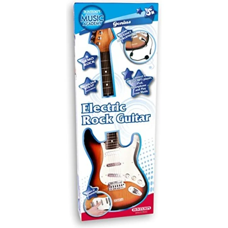 Bontempi 24 1310 1310-Elektronische Gitarre Rock, Mehrfarben – Bild 2