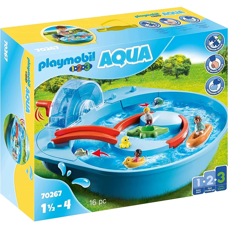 Playmobil 70267 - 1. 2. 3. - Fröhliche Wasserbahn – Bild 1