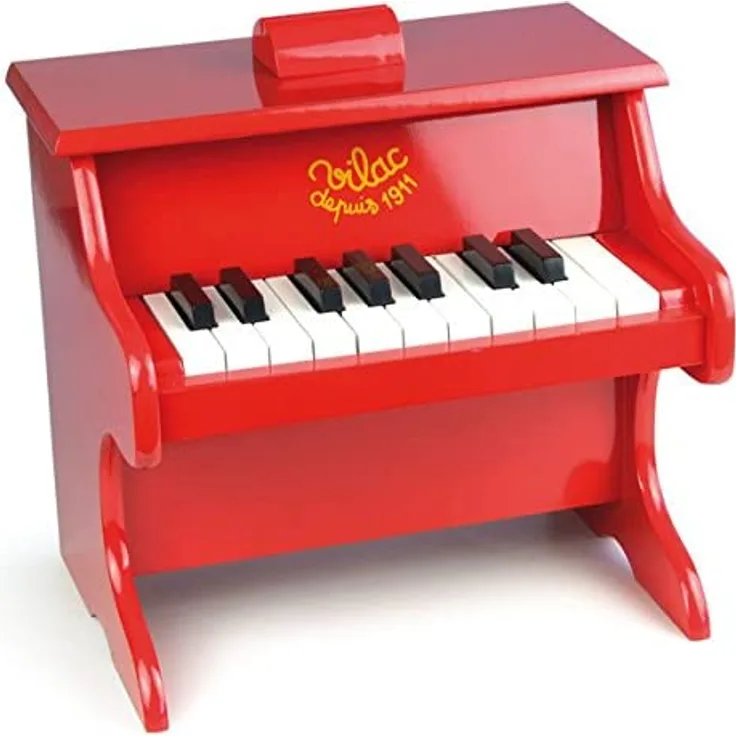 Vilac - Klavier - Rot - für Kleinkinder