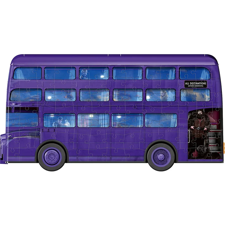 Ravensburger 3D Puzzle Harry Potter Knight Bus - 3D Puzzle für Kinder und Erwachsene mit 216 Teilen, Stiftehalter, Stiftebox, Harry Potter Fanartikel – Bild 10