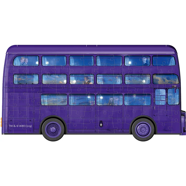 Ravensburger 3D Puzzle Harry Potter Knight Bus - 3D Puzzle für Kinder und Erwachsene mit 216 Teilen, Stiftehalter, Stiftebox, Harry Potter Fanartikel – Bild 11
