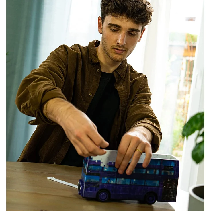 Ravensburger 3D Puzzle Harry Potter Knight Bus - 3D Puzzle für Kinder und Erwachsene mit 216 Teilen, Stiftehalter, Stiftebox, Harry Potter Fanartikel – Bild 6