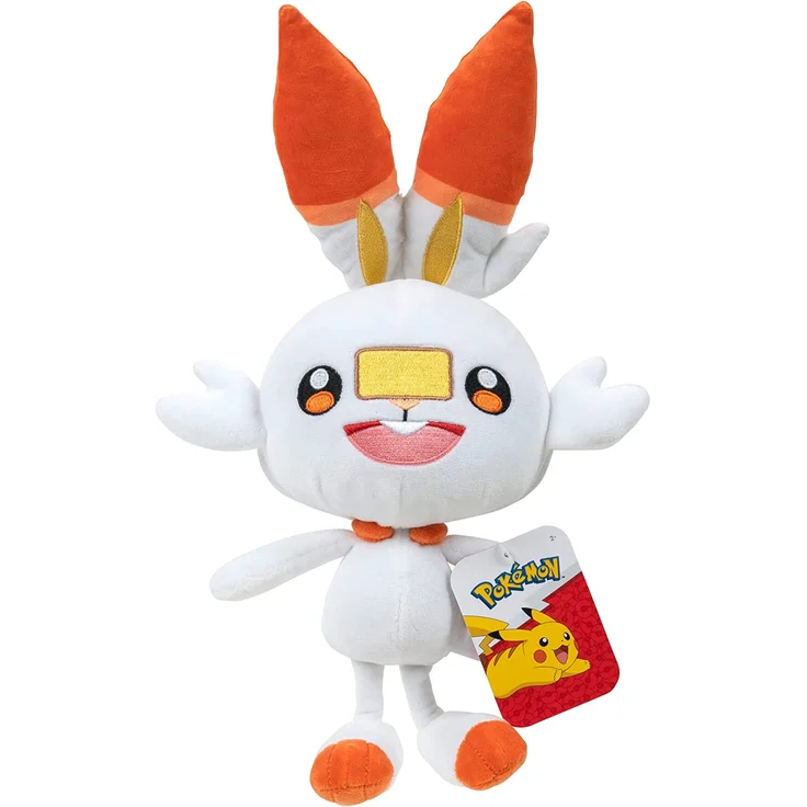 Pokemon 98057 Pokémon 20,3 cm Plüsch - Scorbunny Nocolor – Bild 1