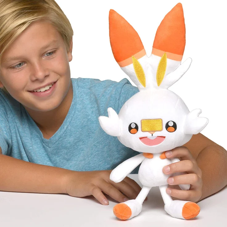 Pokemon 98057 Pokémon 20,3 cm Plüsch - Scorbunny Nocolor – Bild 5