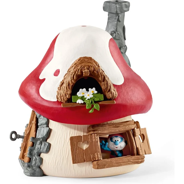 Schleich Die Schlümpfe 20803 'Schlumpf Haus mit 2 Figuren', 20 Teile, ab 3 Jahren – Bild 5