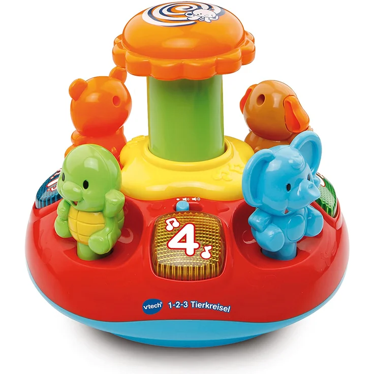 VTech Baby 80-186304 - 1-2-3 Tierkreisel - Preisvergleich – Bild 1