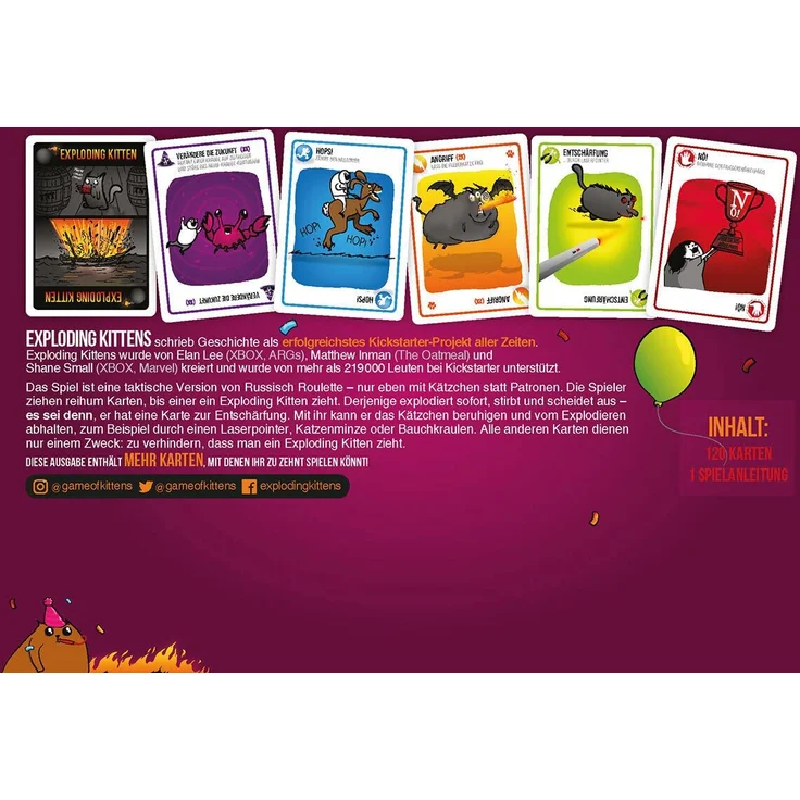 Exploding Kittens - Exploding Kittens Party-Pack – Bild 6