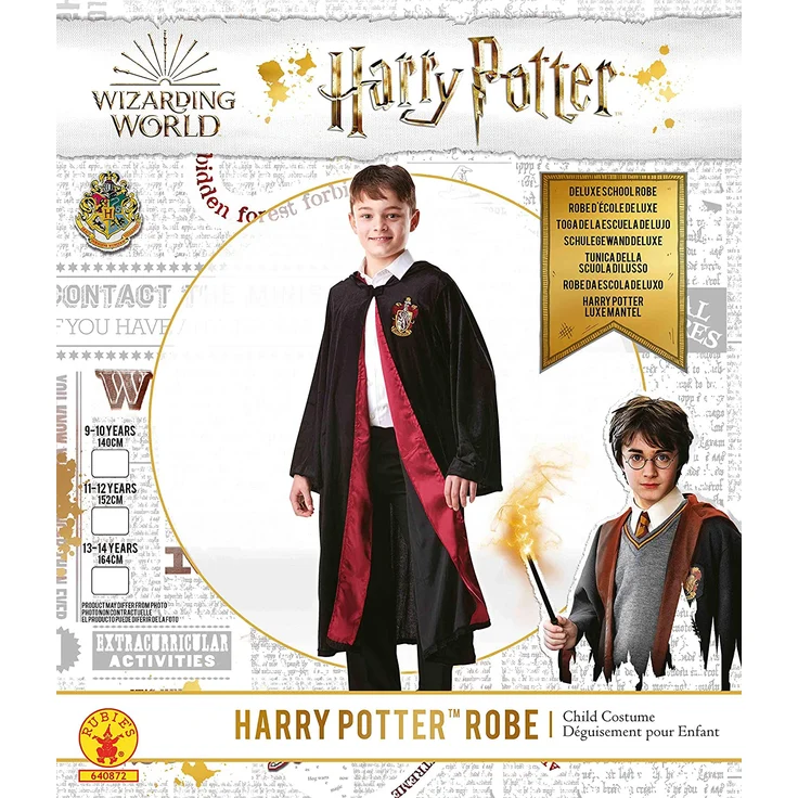 Rubie's Offizielles Harry Potter Gryffindor Deluxe Bademantel Kinder Kostüm – Bild 5