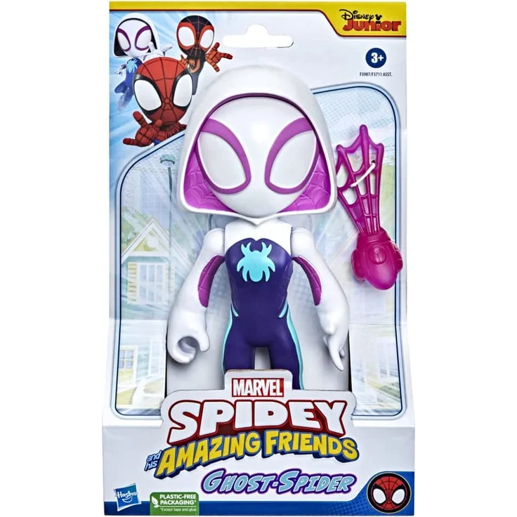Marvel Spidey and His Amazing Friends Supersized Ghost-Spider Action Figure Spielzeug-Actionfigur Kinder Comics 143 g – Bild 4