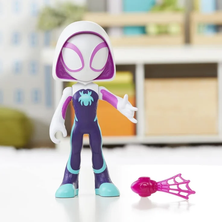 Marvel Spidey and His Amazing Friends Supersized Ghost-Spider Action Figure Spielzeug-Actionfigur Kinder Comics 143 g – Bild 10