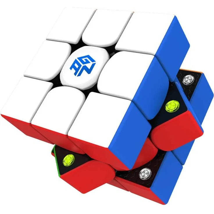 GAN 356 M, 3x3 Magnetischer Speedcube stickerlos 356 M Zauberwürfel (Lite-Version 2020) – Bild 1