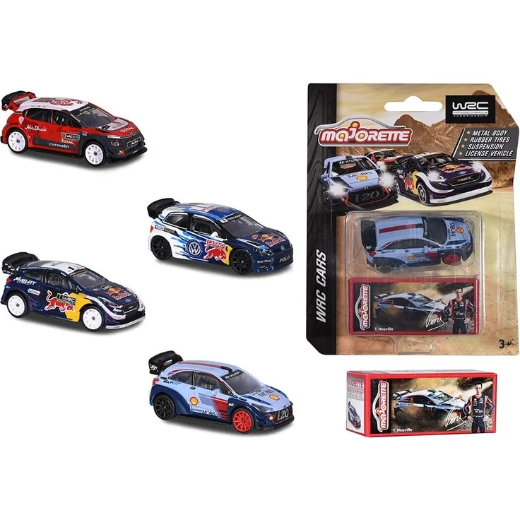Majorette 'WRC Assortment', ab 3 Jahren, 1x Stück, zufällige Auswahl