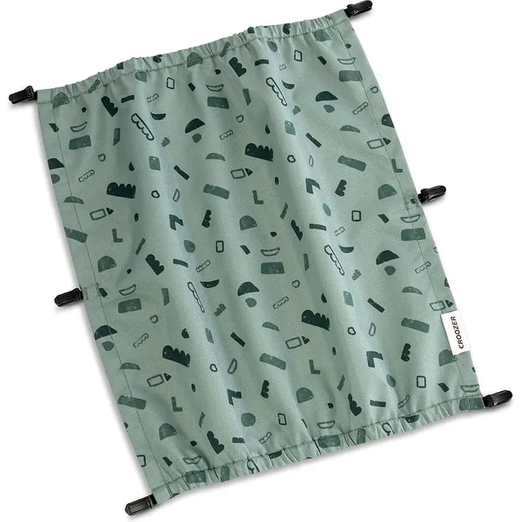 Croozer Sonnenschutz für Kid Vaaya 2 & Kid Keeke 2 Kraams Kollektion - Green Patterned