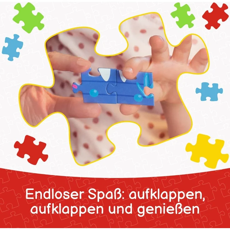 Trefl, Puzzle, Rahmenpuzzle mit Unterlage, 15 Teile, Strandspiele, für Kinder ab 3 Jahren – Bild 6