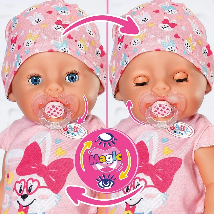 BABY born 'Magic Girl 43 cm', ab 3 Jahren, 10 lebensechte Funktionen – Bild 2
