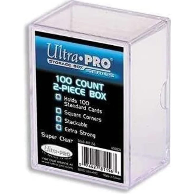 Ultra Pro Plastic Box 100 Two Piece (81156) - Sammelkartenzubehör