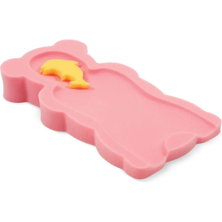 Lorelli Baby Badewanneneinlage Maxi, Schwamm, PU-Schaum, verschiedene Motive rosa – Bild 2