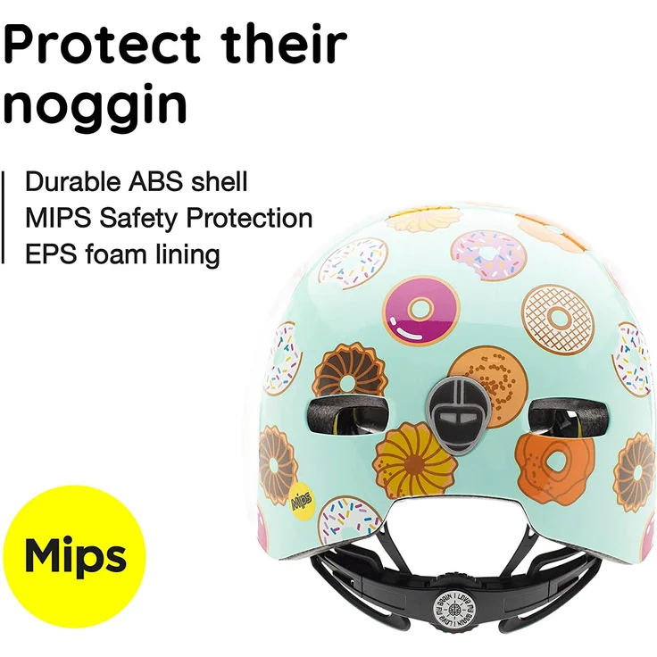 Nutcase Kinder Fahrradhelm Little Nutty Gloss, Doh, 48-52 cm – Bild 5