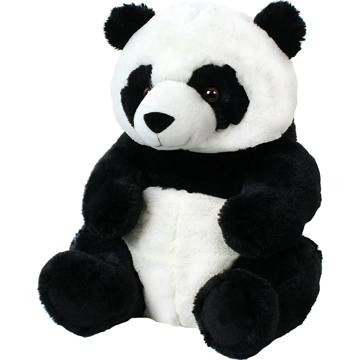 TE-Trend 17509 Plüschtier Panda Bär Teddy Pandabär Pandateddy Plüsch Kuscheltier Stofftier 33 cm Schwarz Weiß – Bild 2