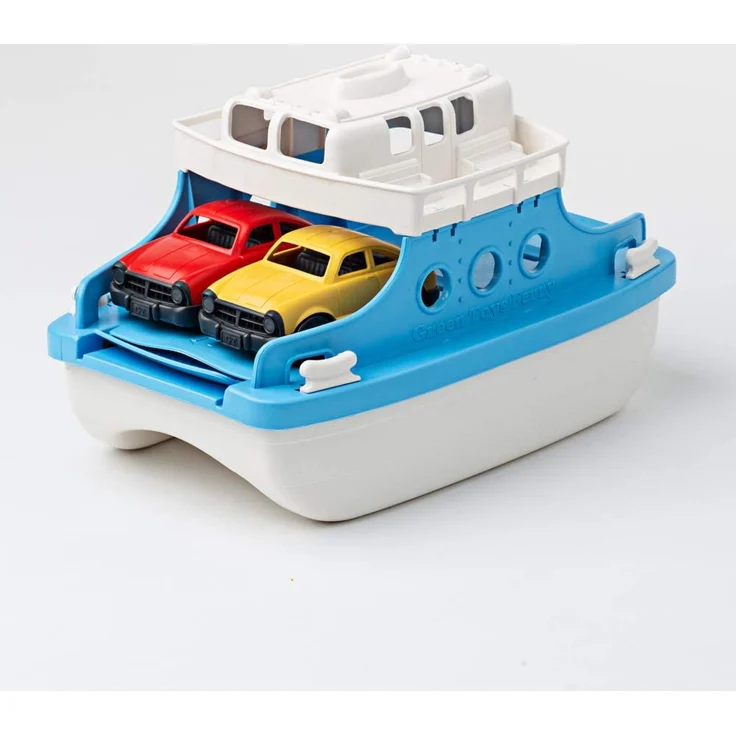 Green Toys 8601038 Cars Fährschiff mit 2 Mini-Autos, Badewannenspielzeug, Spielboot, nachhaltiges Badespielzeug für Kinder ab 3 Jahren - Preisvergleich – Bild 5