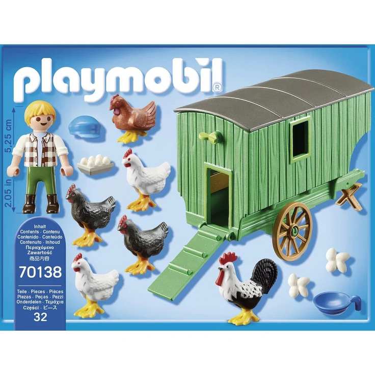 Playmobil Country 70138 'Mobiles Hühnerhaus', 32 Teile, ab 4 Jahren – Bild 4