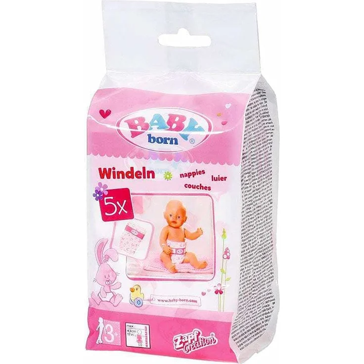 Zapf Creation - Baby born Windeln, 5 Stück – Bild 5