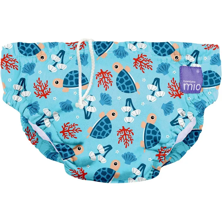 Bambino Mio, wiederverwendbare schwimmwindel, schildkrötenbucht, S (0-6 Monate)