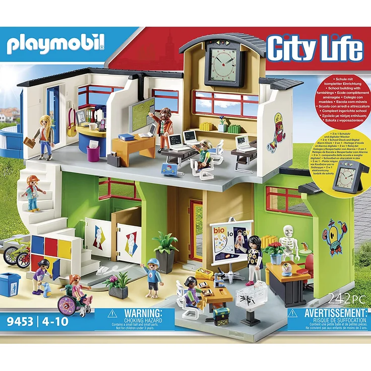 PLAYMOBIL City Life 9453 'Große Schule mit Einrichtung', 242 Teile, ab 5 Jahren – Bild 3