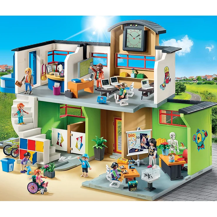 PLAYMOBIL City Life 9453 'Große Schule mit Einrichtung', 242 Teile, ab 5 Jahren – Bild 5