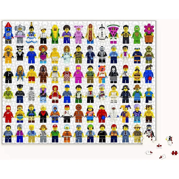 LEGO® Minifiguren-Puzzle (1000 Teile) - Preisvergleich – Bild 2