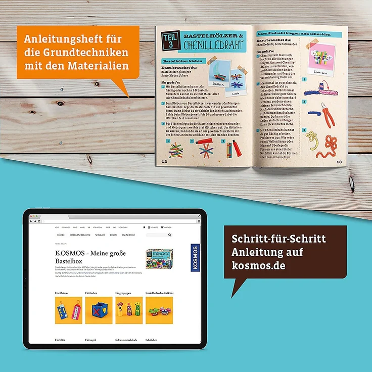 KOSMOS Alleskönnerkiste Meine große Bastelbox – Bild 6