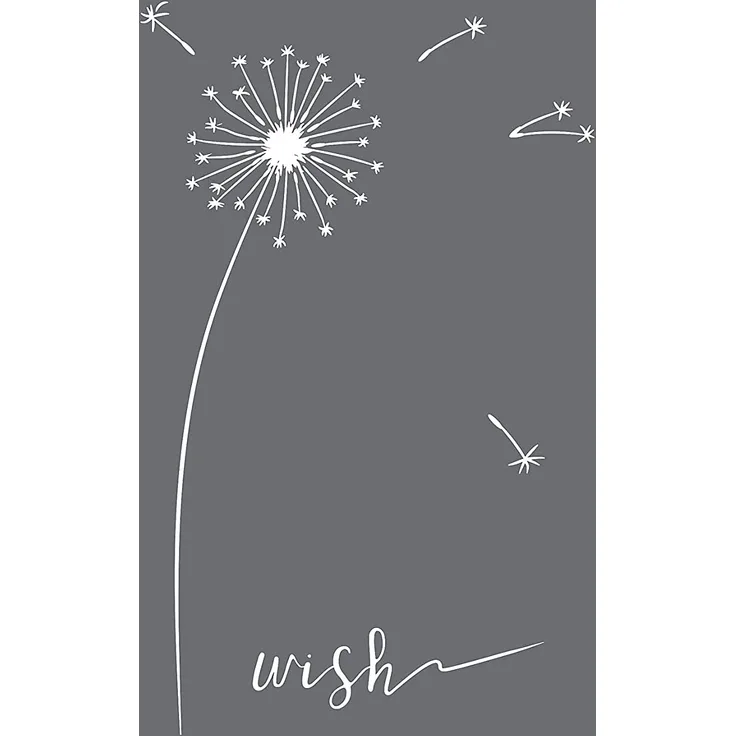 Rayher 45105000 Schablone Wish, Format DIN A5, mit Rakel, Siebdruck-Schablone, Malschablone, selbstklebend