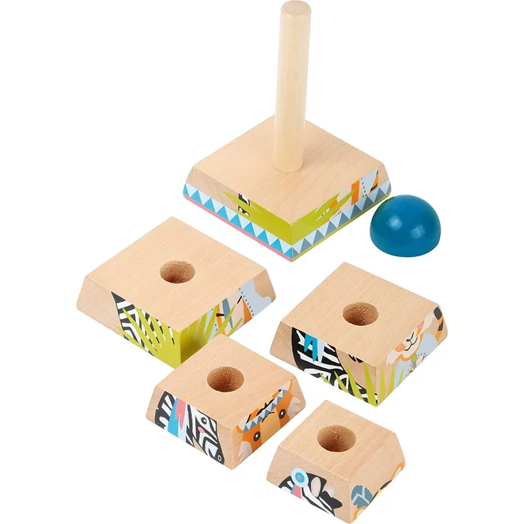 Würfelpuzzle-Turm "Jungle" – Bild 3