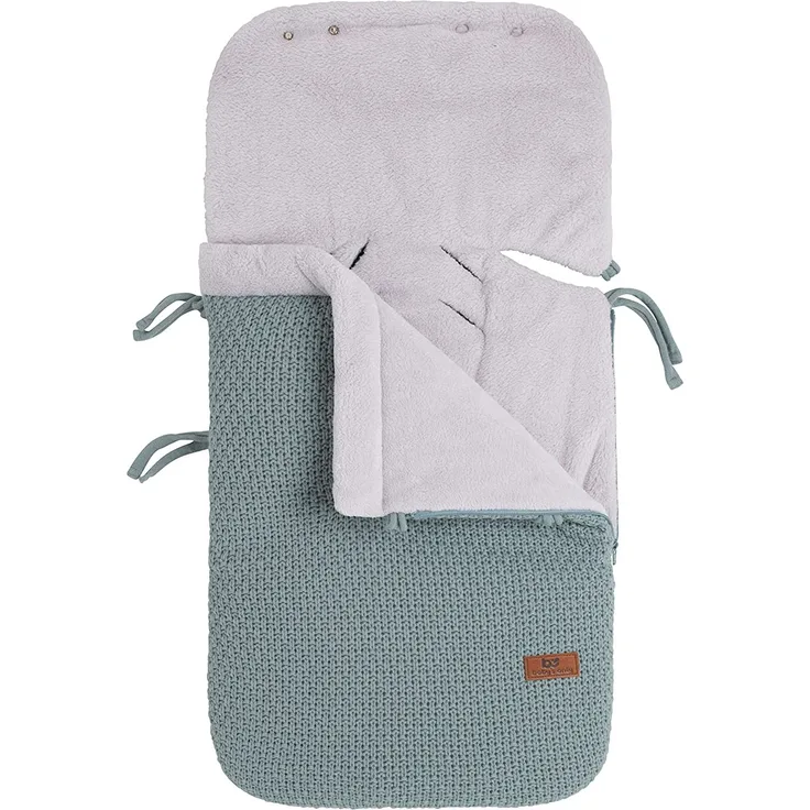 BO Baby's Only - Fußsack Autositz 0+ Robust - Stonegreen - 100% Polyacryl