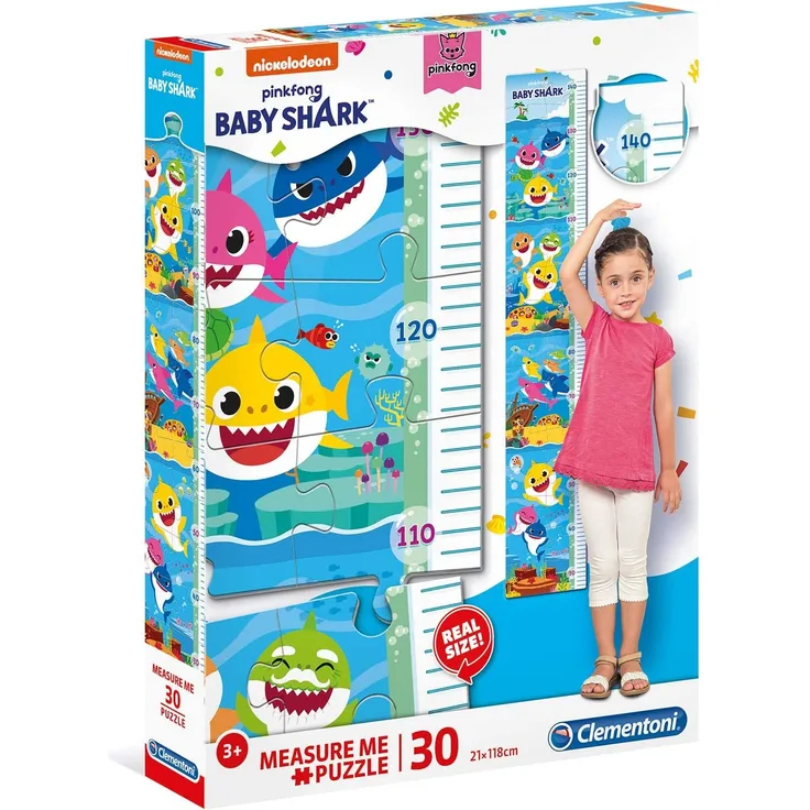 Clementoni Puzzle 30el Measure Baby shark 20340