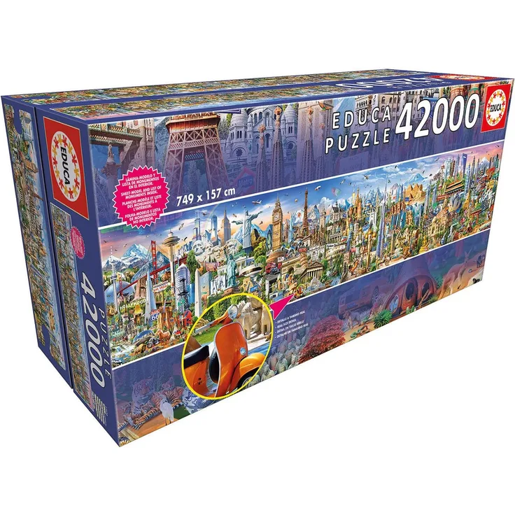 Educa 17570 42000 Die Weltreise Spiel