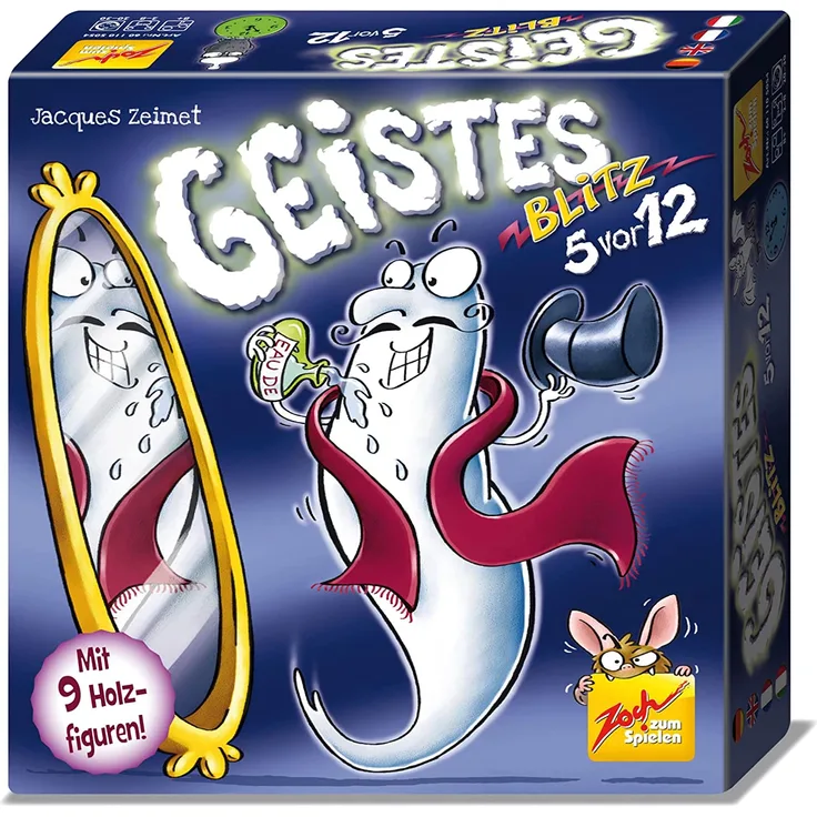 Zoch 601105054 - Geistesblitz 5 vor 12 - Das Karten- und Reaktionsspiel der Extraklasse mit neuen Regeln - ein Must-have für alle Geistesblitzfans, ab 8 Jahren