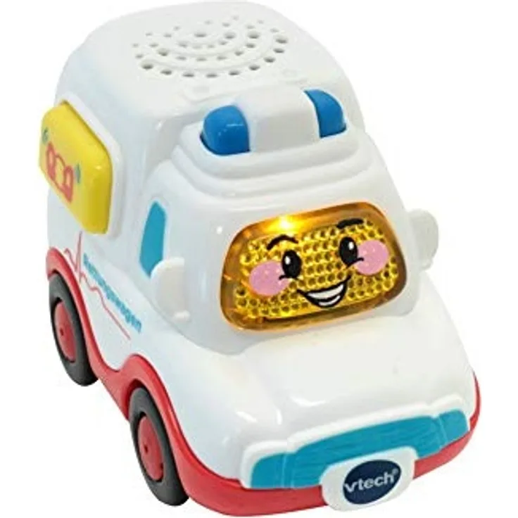 Vtech 80-517004 Tut Tut Baby Flitzer Rettungswagen Babyspielzeug, Mehrfarbig