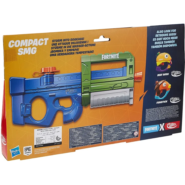 Nerf Wasserpistole Super Soaker Fortnite Compact SMG 42 cm – Bild 4