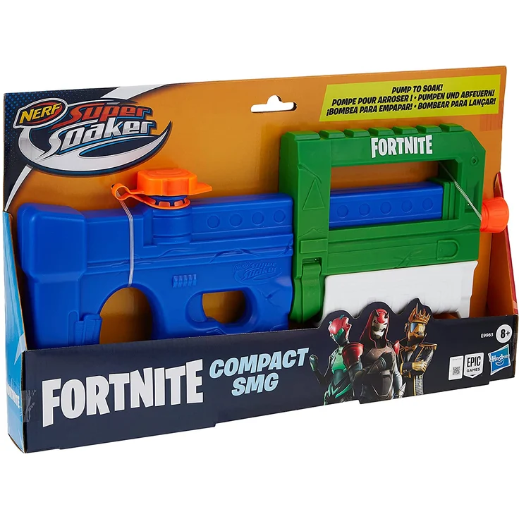 Nerf Wasserpistole Super Soaker Fortnite Compact SMG 42 cm – Bild 3