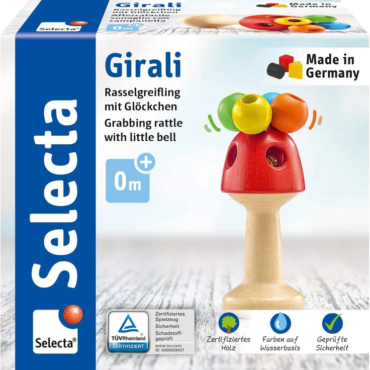 Selecta Holzspielzeug Stielgreifling Girali – Bild 1