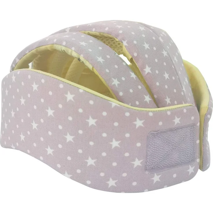 IULONEE Baby Helm Kleinkind Schutzhut Kleinkind Kopfschutz Baumwolle Hut Kleinkind Verstellbarer Schutzhelm (Schneegrau) – Bild 4