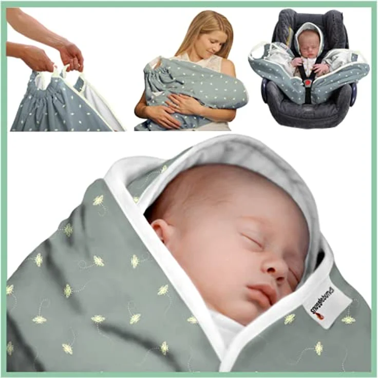 Snugglebundl Tragehilfe mint honey bee - Organic cotton – Bild 1