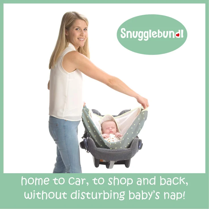 Snugglebundl Tragehilfe mint honey bee - Organic cotton – Bild 5