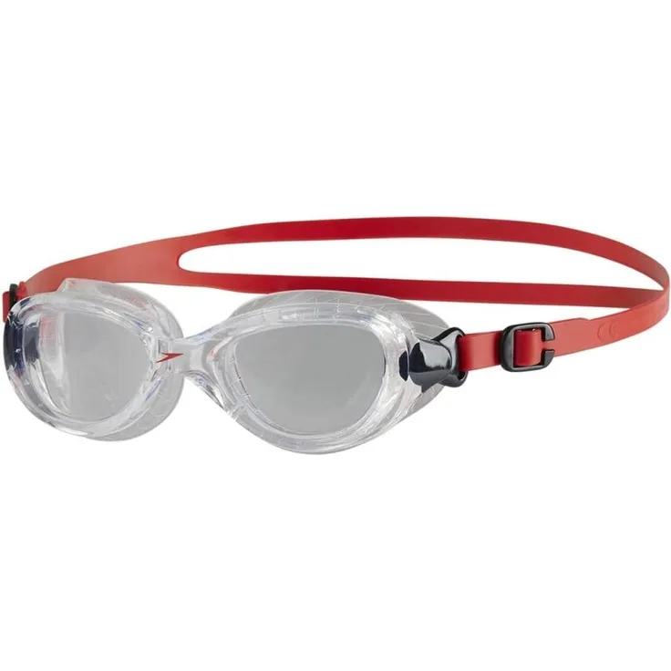 Speedo Unisex-Brille Futura Classic für Kinder One Size Rot (Lava Red/Clear)