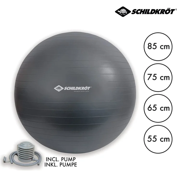 Schildkröt Fitness - GYMNASTIKBALL 85cm, (anthracite) – Bild 2